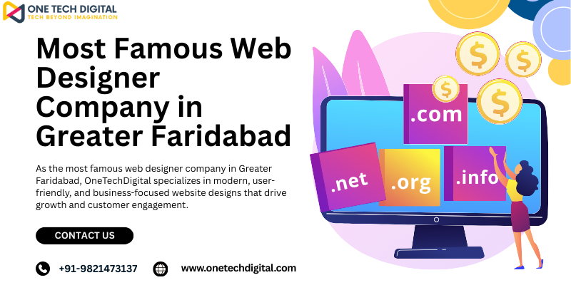 Most Famous Web Designer Company in Greater Faridabad