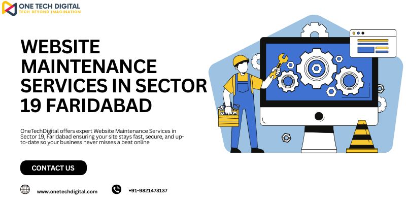 Website Maintenance Services in Sector 19 Faridabad