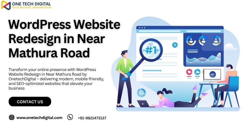 WordPress Website Redesign in Near Mathura Road