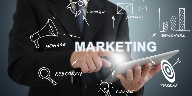 SEO in digital marketing concept with website optimization and search rankings